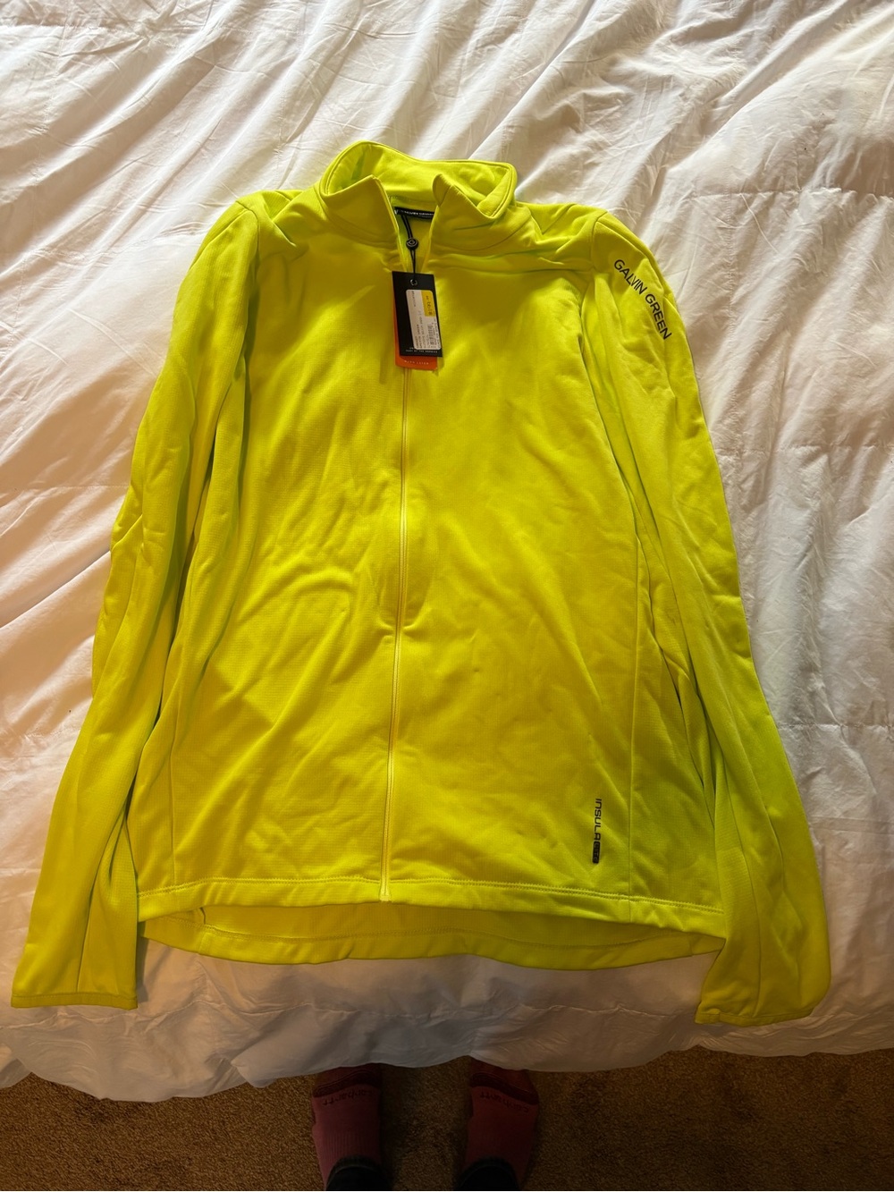 Galvin Green Men's High-Visibility Yellow Performance Jacket